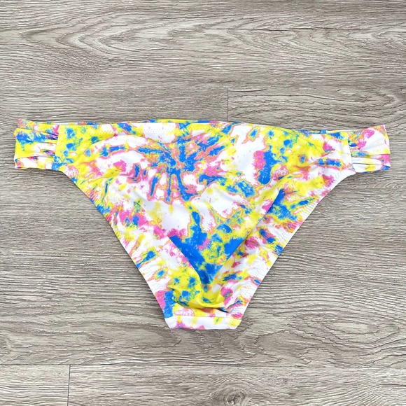 NWT - Jessica Simpson Tie Dye Stretch Lined Hipster Swimsuit Bottom - Sz Medium - Picture 8 of 13